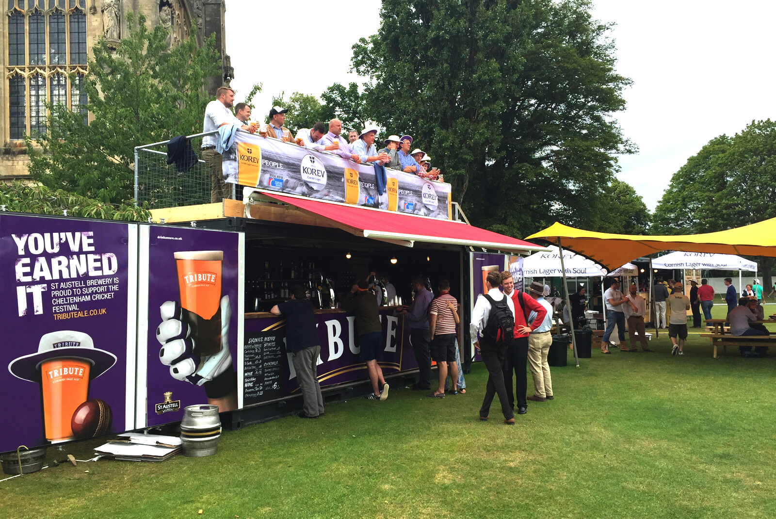 Project Cheltenham Cricket Festival Bar CNTNR [BARHOTELRETAIL]
